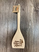 'Home is where the Mitten is.' - Laser Engraved - Large Wood Spatula