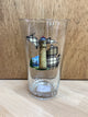 Lighthouse - Big Mac - Plaid - Brown - Michigan - 16oz Pint Glass