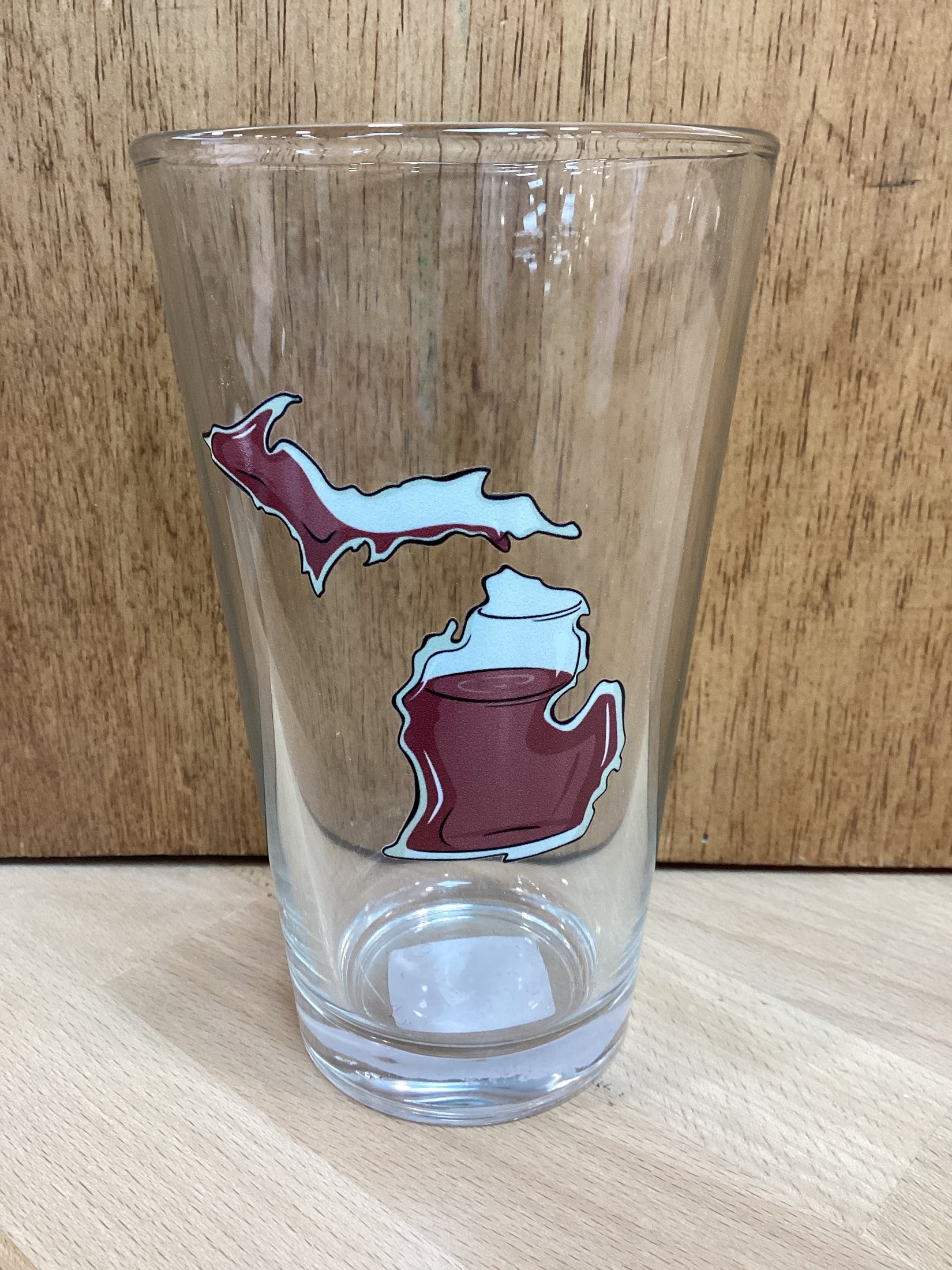 Wine - Red - Michigan - 16oz Pint Glass