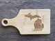 'He has Risen'  Cross - Michigan - Wooden Engraved - Cutting Board (13.5" x 7")