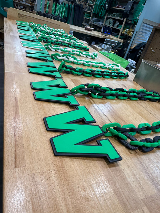 3D Printed - W - Chain Necklace