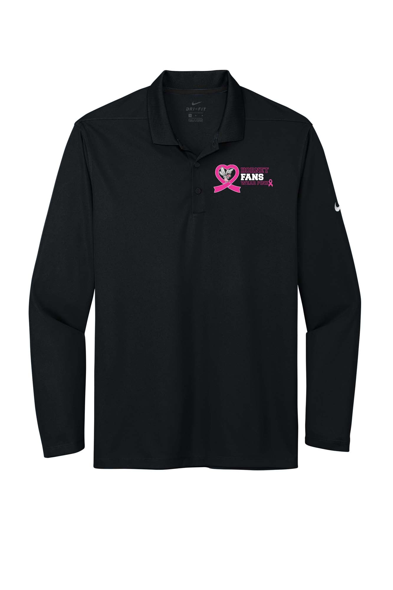 Hornet Fans Wear Pink - 2025 - Nike Dri-FIT Polo