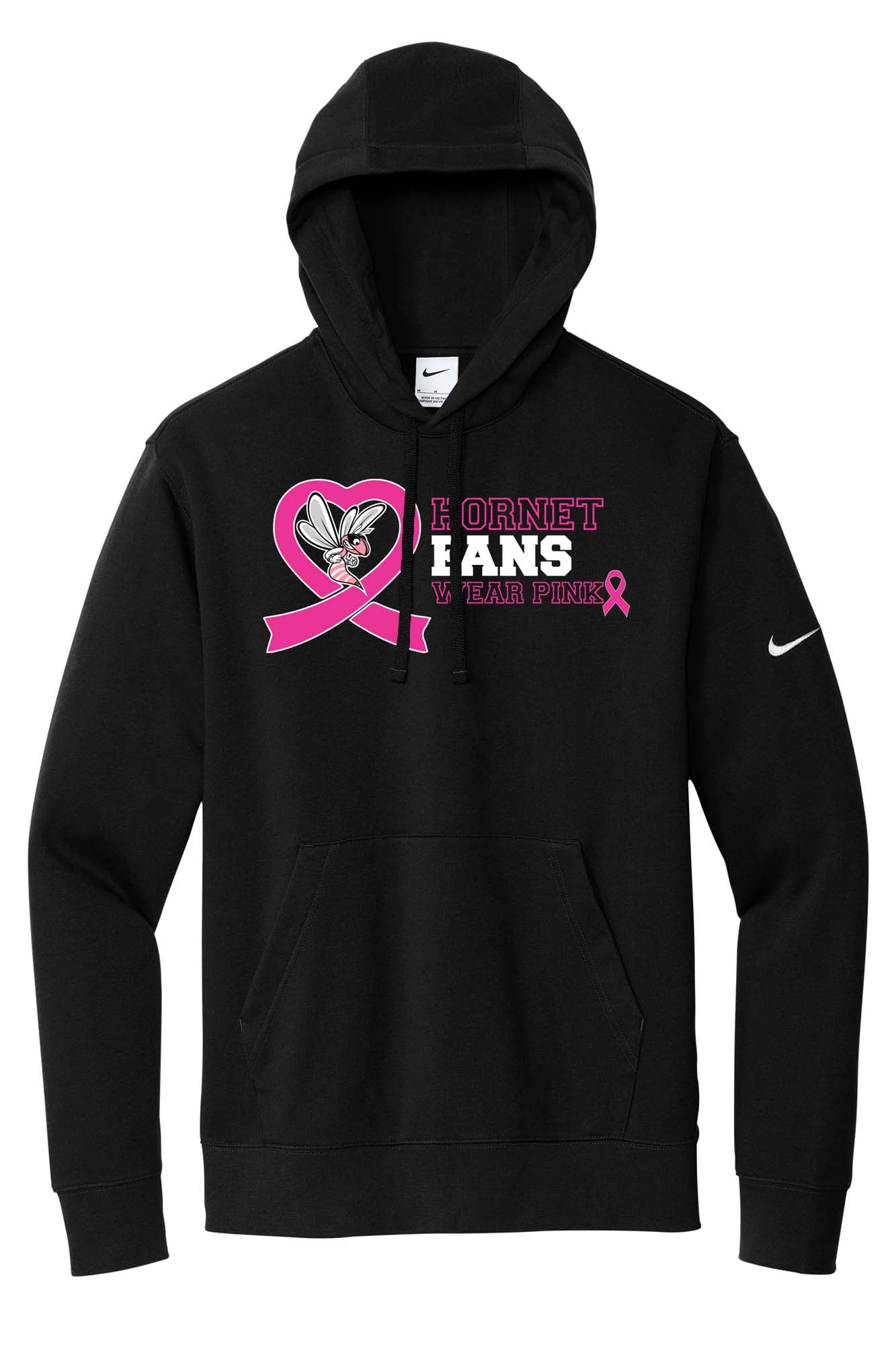 Hornet Fans Wear Pink - 2025 - Nike Club Pullover Hoodie