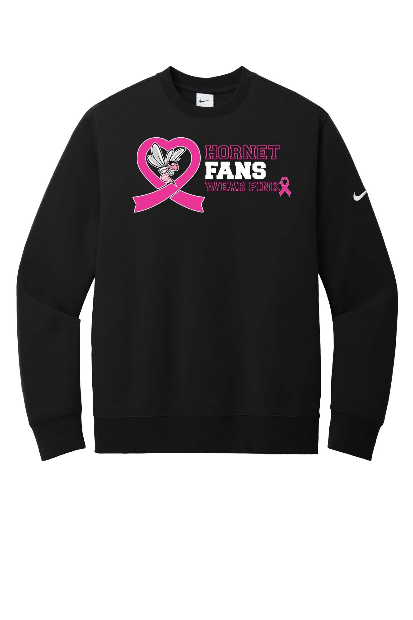 Hornet Fans Wear Pink - 2025 - Unisex - Nike Club Crew