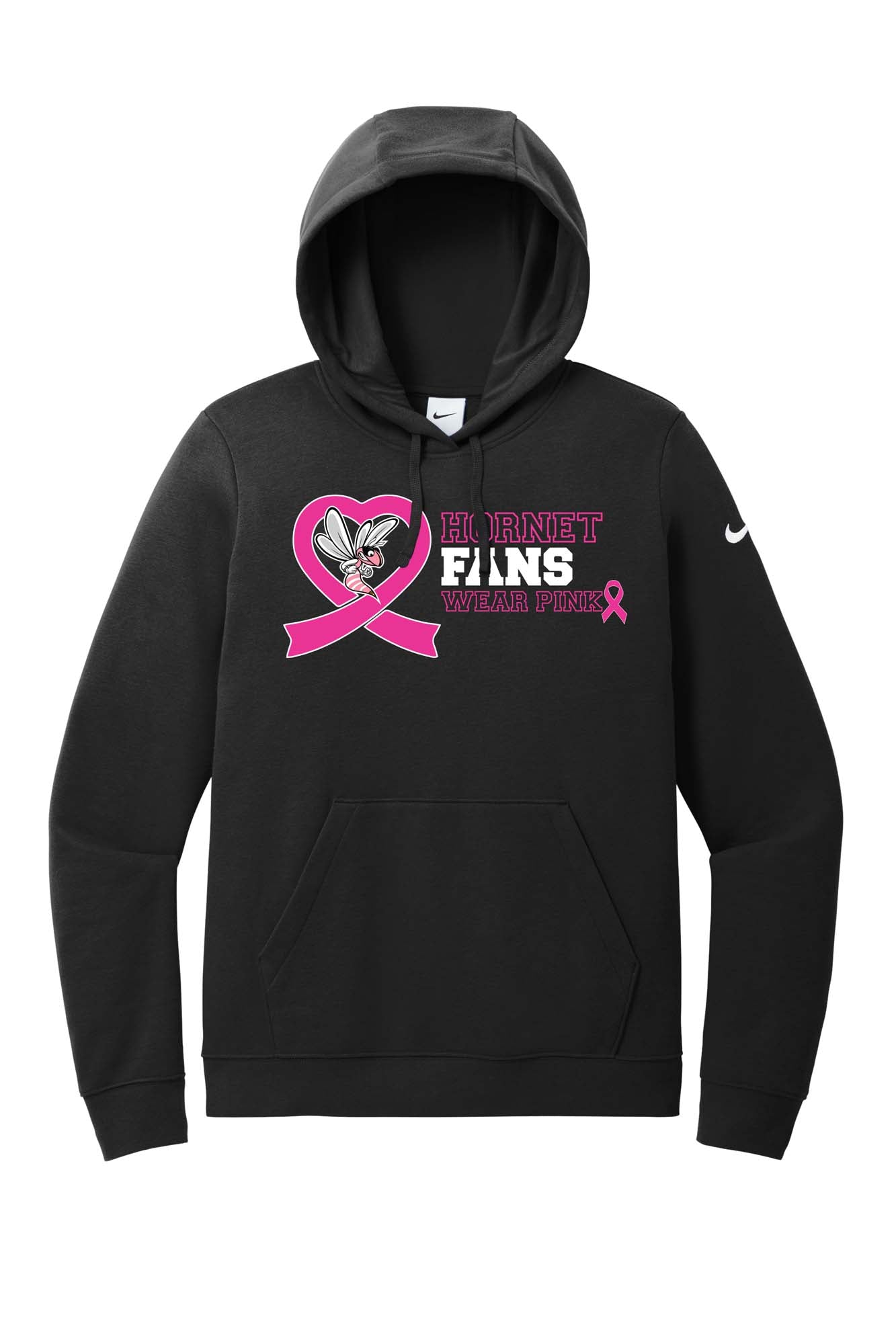 Hornet Fans Wear Pink - 2025 - Nike Club Pullover Hoodie