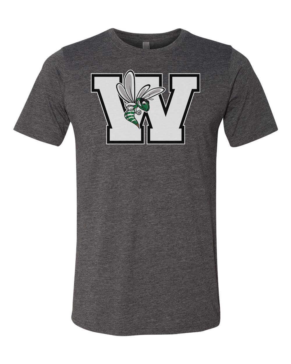 Williamston - White - W - Hornet Mascot - Next Level - Heat Transferred - Adult Premium T-Shirt