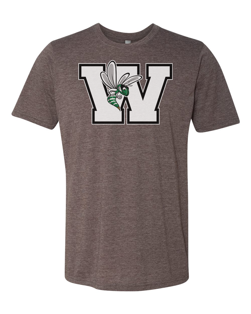 Williamston - White - W - Hornet Mascot - Next Level - Heat Transferred - Adult Premium T-Shirt