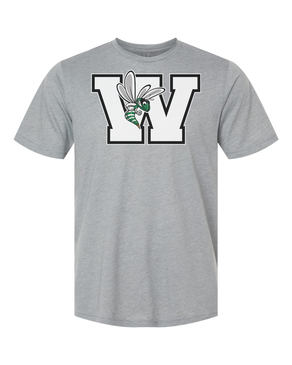Williamston - White - W - Hornet Mascot - Next Level - Heat Transferred - Adult Premium T-Shirt