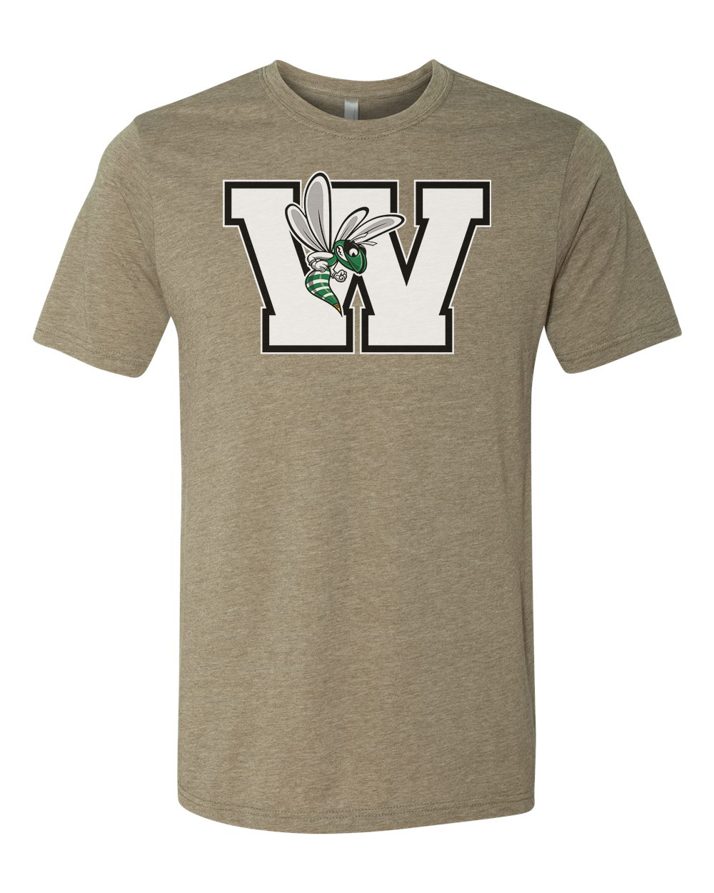 Williamston - White - W - Hornet Mascot - Next Level - Heat Transferred - Adult Premium T-Shirt