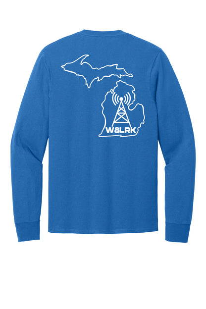 W8LRK - Royal Blue Long Sleeve T-shirt