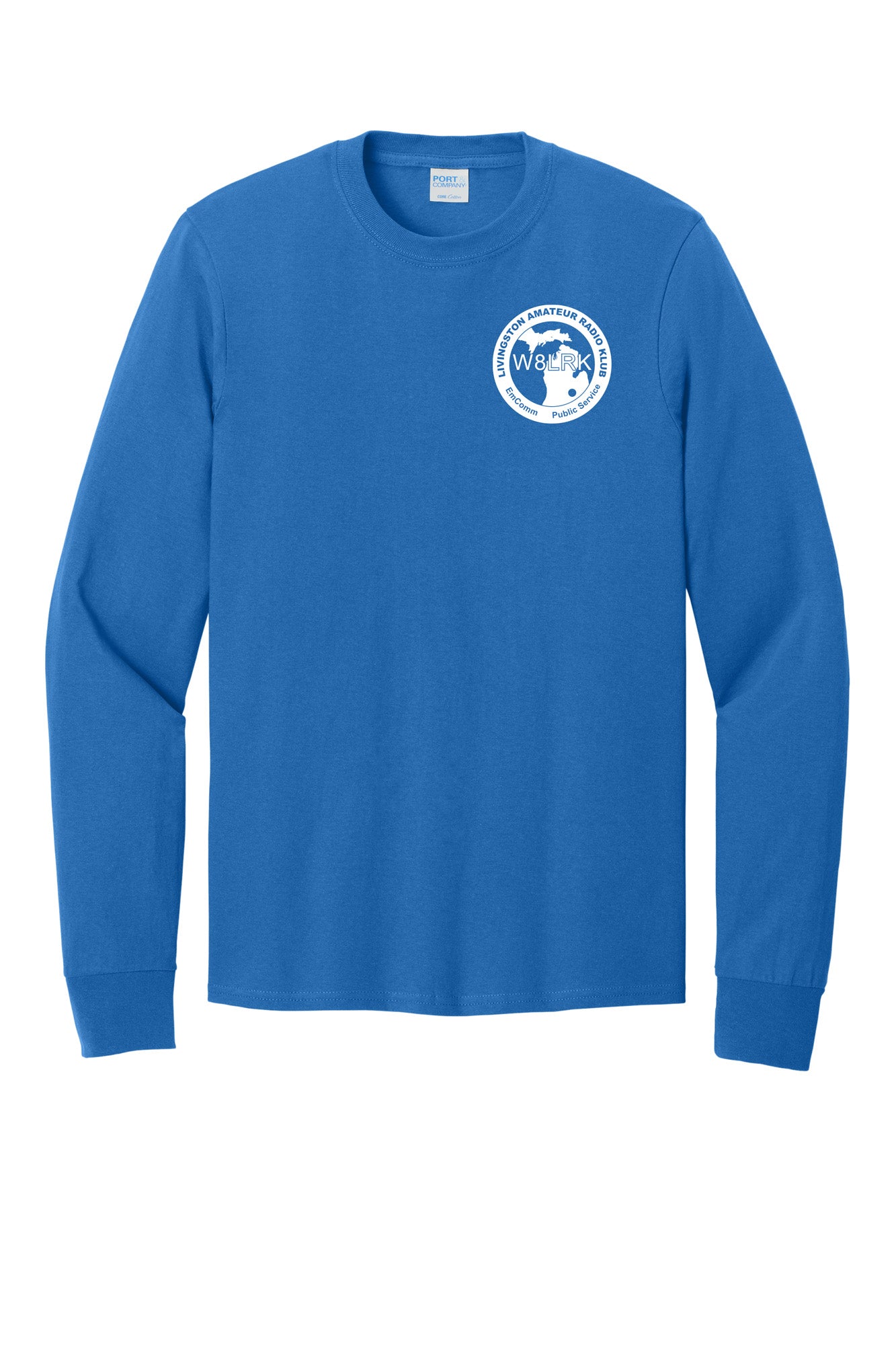 W8LRK - Royal Blue Long Sleeve T-shirt