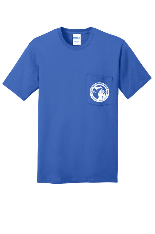 W8LRK - Royal Blue Pocket T-shirt