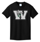 Williamston - White - W - Hornet Mascot - Port and Co - Heat Transferred - Adult T-Shirt