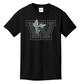Williamston - Grey - W - Hornet Mascot - Port and Co - Heat Transferred - Adult T-Shirt