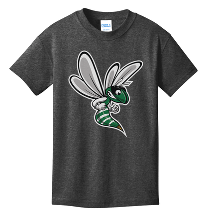 Williamston Hornet Mascot - Port and Co - Heat Transferred - Adult T-Shirt