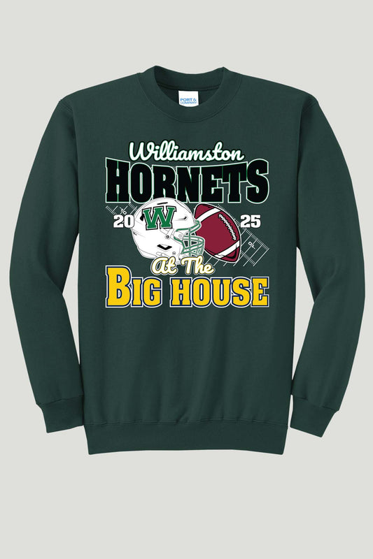 Williamston Hornets - Football - At the Big House - Sweatshirt