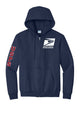 Michigan USPS - Navy - Adult Zip Up Hoodie