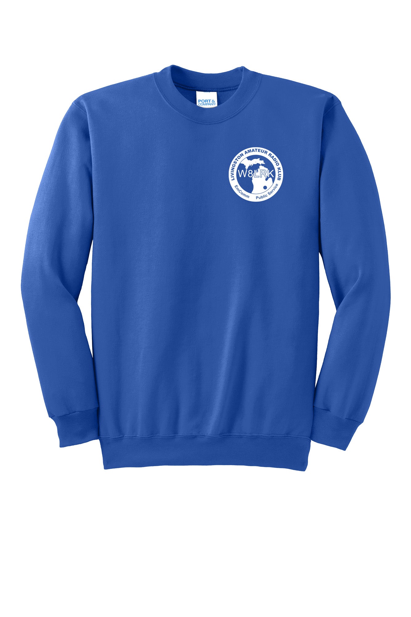 W8LRK - Royal Blue Black Sweatshirt