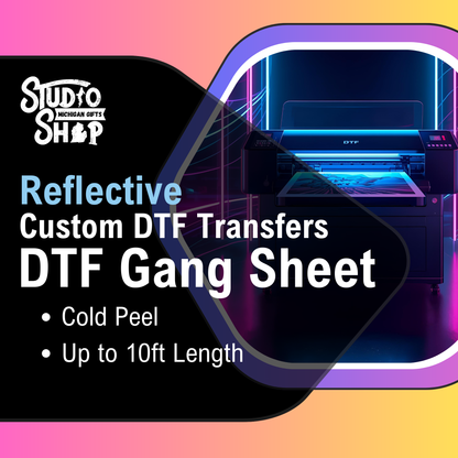 Custom DTF (Direct To Film) Colorful Reflective - Gang Sheet