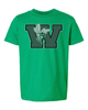 Williamston - Grey - W - Hornet Mascot - Tultex - Heat Transferred - Youth T-Shirt