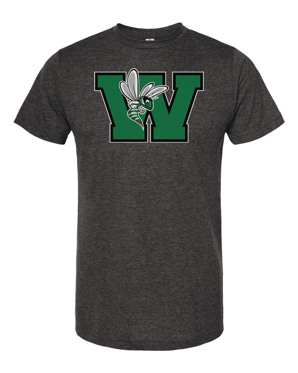 Williamston - Green - W - Hornet Mascot - Tultex - Heat Transferred - Youth T-Shirt