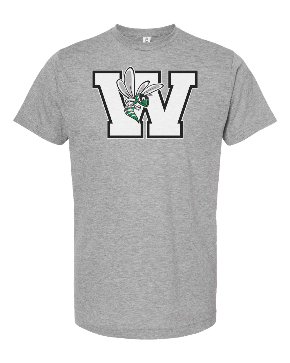 Williamston - White - W - Hornet Mascot- Tultex - Heat Transferred - Youth T-Shirt