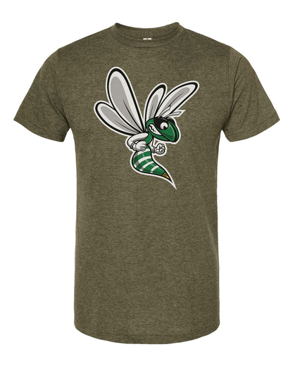 Williamston Hornet Mascot - Tultex - Heat Transferred - Adult T-Shirt