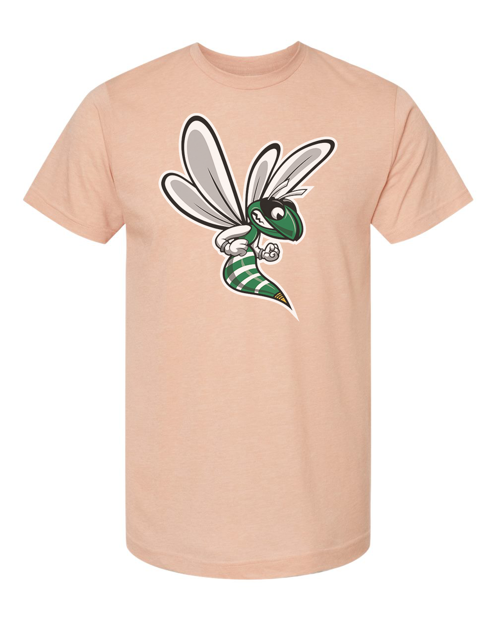 Williamston Hornet Mascot - Tultex - Heat Transferred - Adult T-Shirt