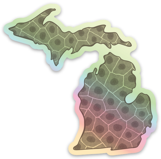 Petoskey - Michigan - Waterproof Sticker (3" X 3")