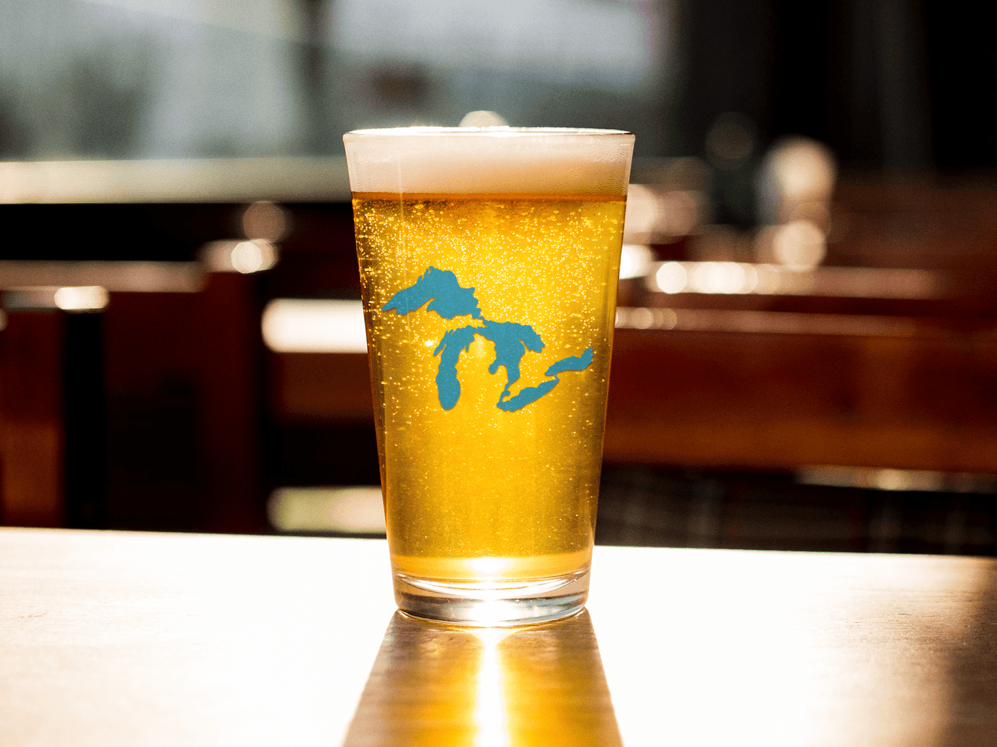 Great Lakes 16Oz Pint Glass
