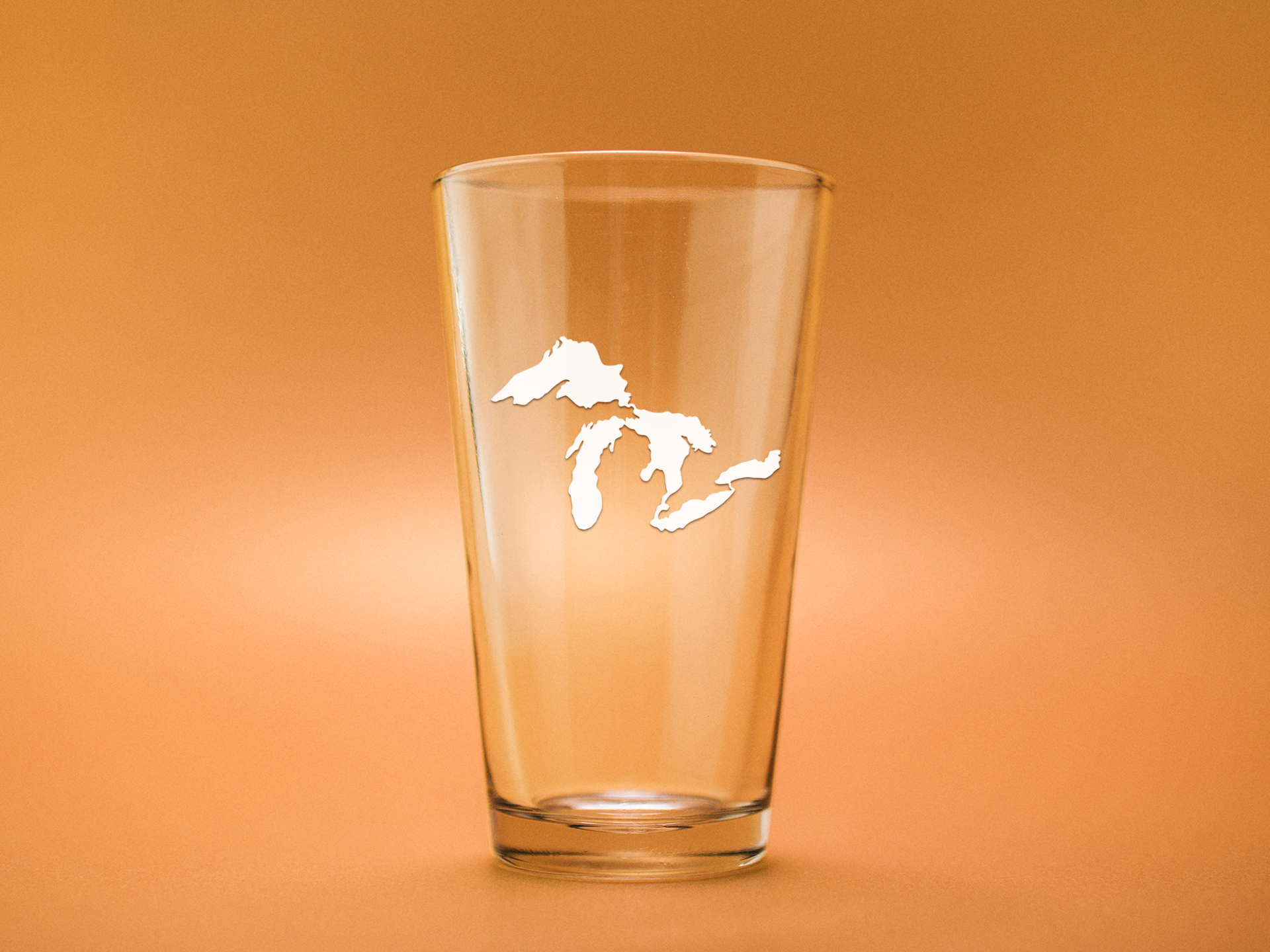 Great Lakes 16Oz Pint Glass