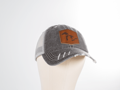 Great Lakes Leather Patch Hat