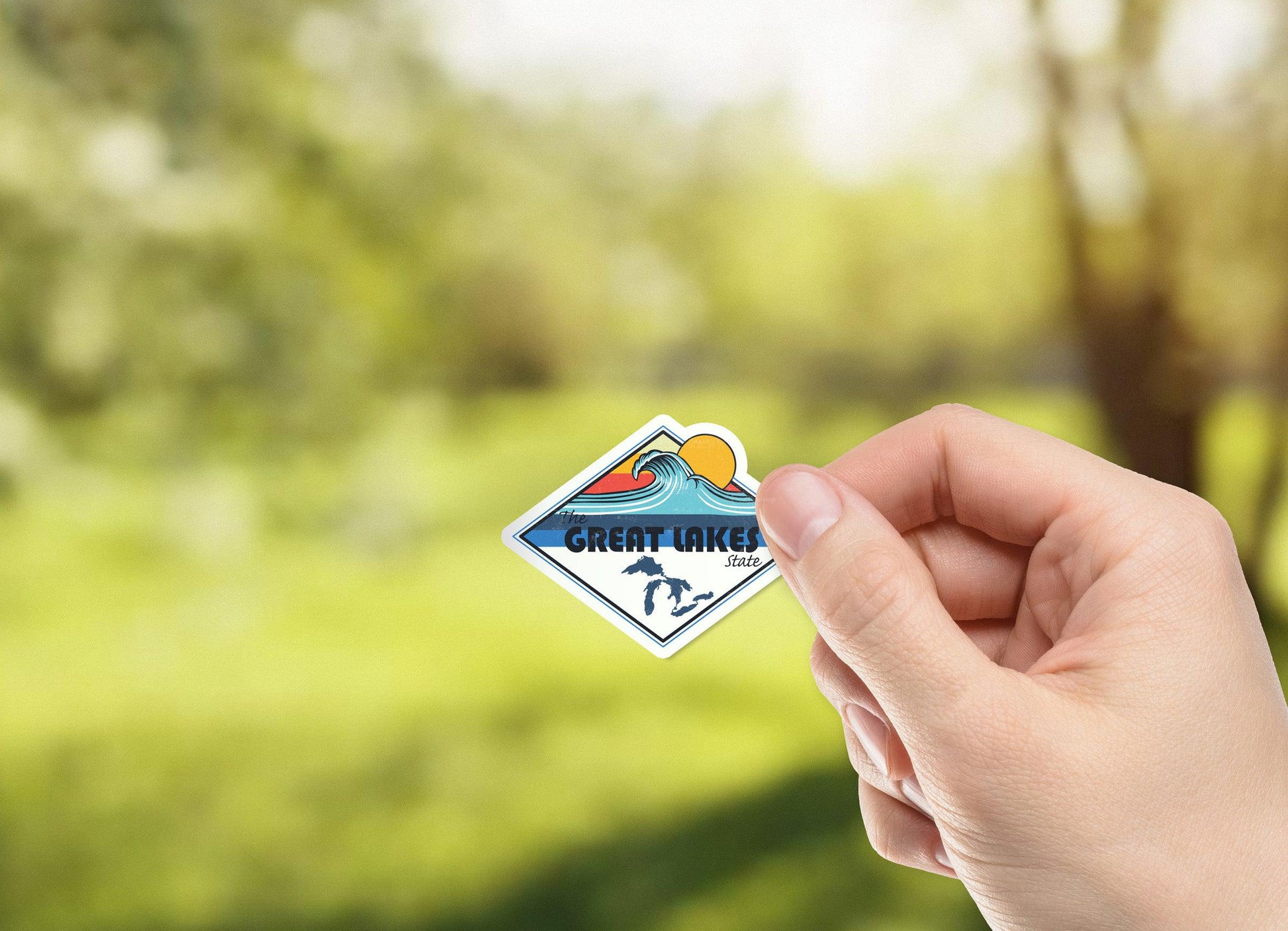 Great Lakes State Sticker (2"X1")