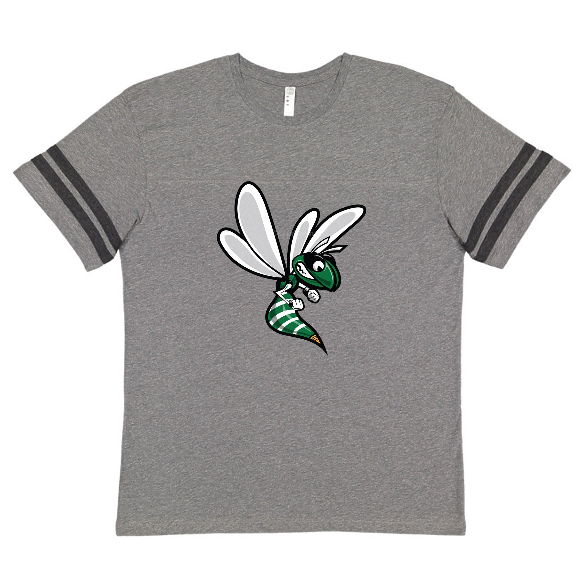 Hornet - Fine Jersey Striped Sleeves Adult Tee