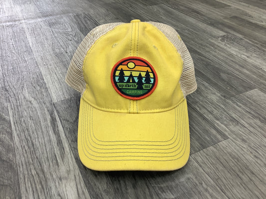 "Camping Up North" - Michigan - Kiwi - Woven Patch Hat