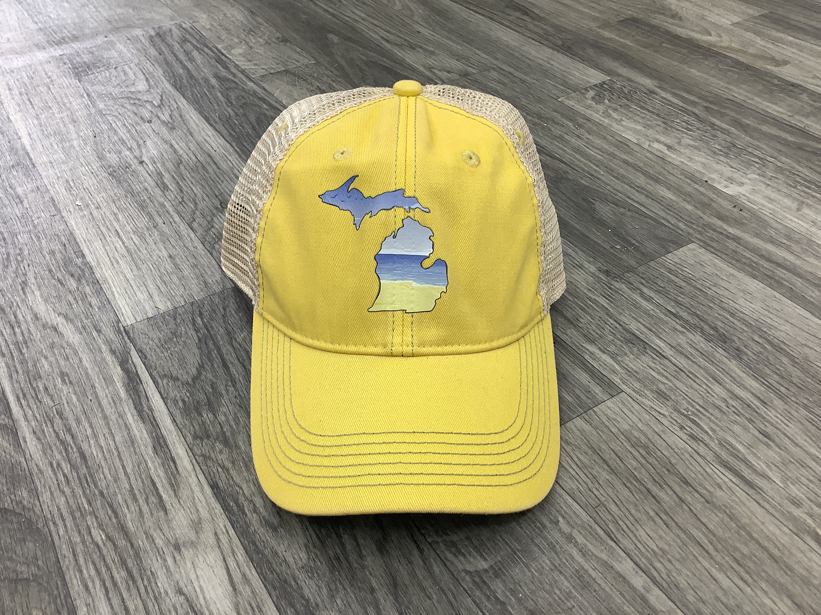 Beach - Michigan - Kiwi - Pressed Hat