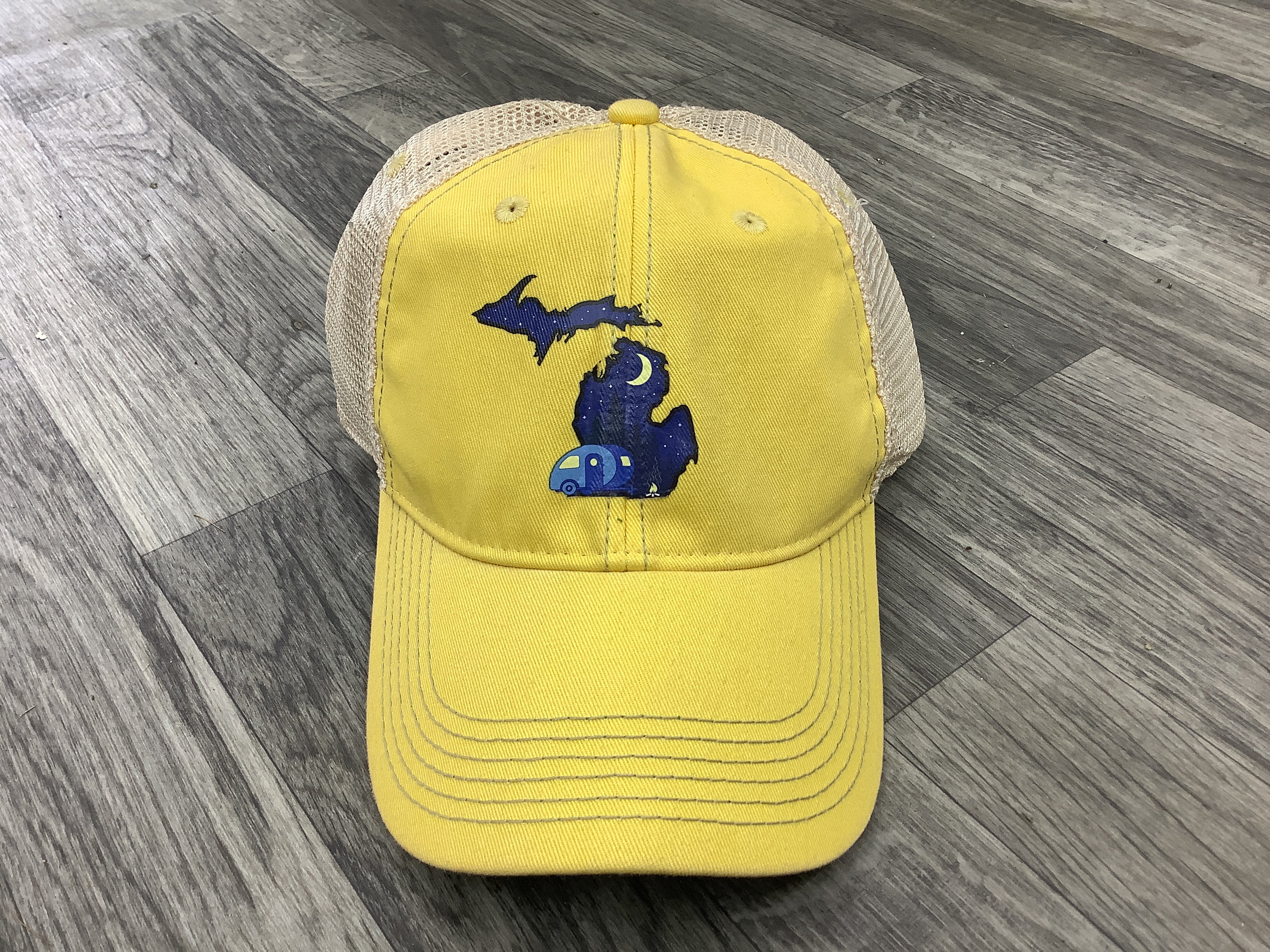 Night Camper - Michigan - Kiwi - Pressed Hat