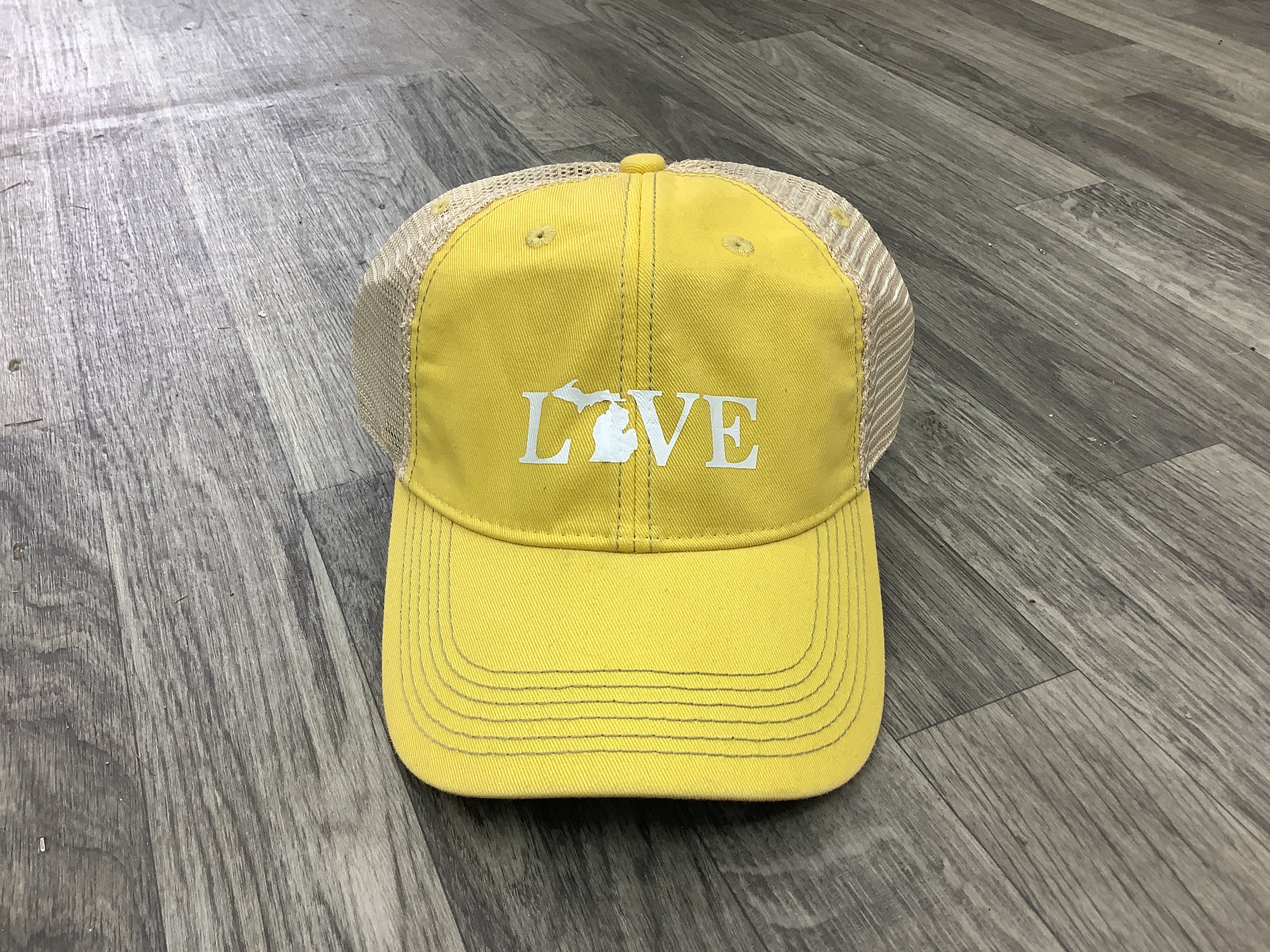"Love" - Michigan - Kiwi - Pressed Hat
