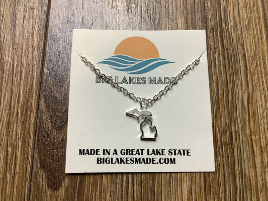 Wire Michigan Necklace