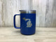 Engraved - Michigan - 15Oz Blue Insulated Tumbler W/Handle