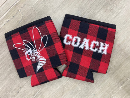 "Coach" Hornet Koozie