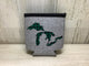 Green Plaid - Great Lakes - Heather Gray Koozie