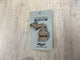 Engraved Wood Michigan Home Pin