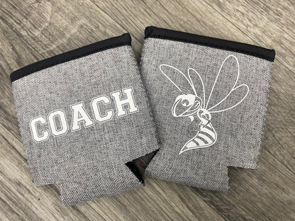 "Coach" Hornet Koozie