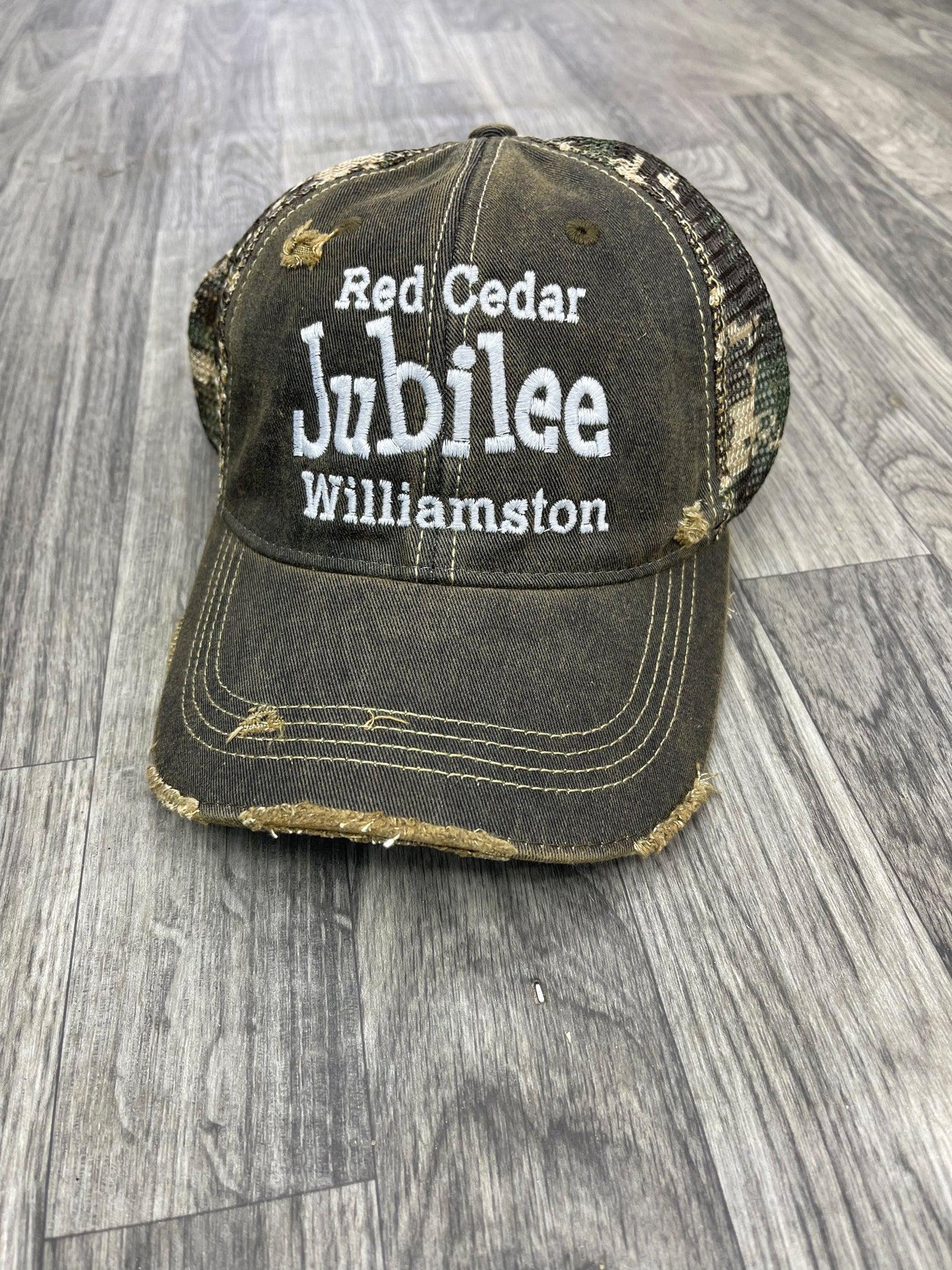 Red Cedar Jubilee - Snapback - Tan Mesh Hat