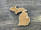 Michigan - Mini Wooden Magnet