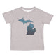 Night Pines Michigan -Youth - Vintage Gray Tee