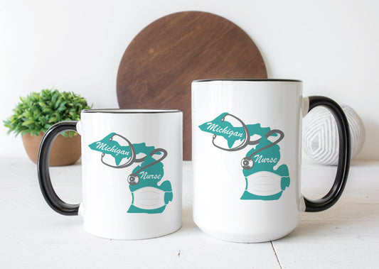 Michigan Nurse Two Mug