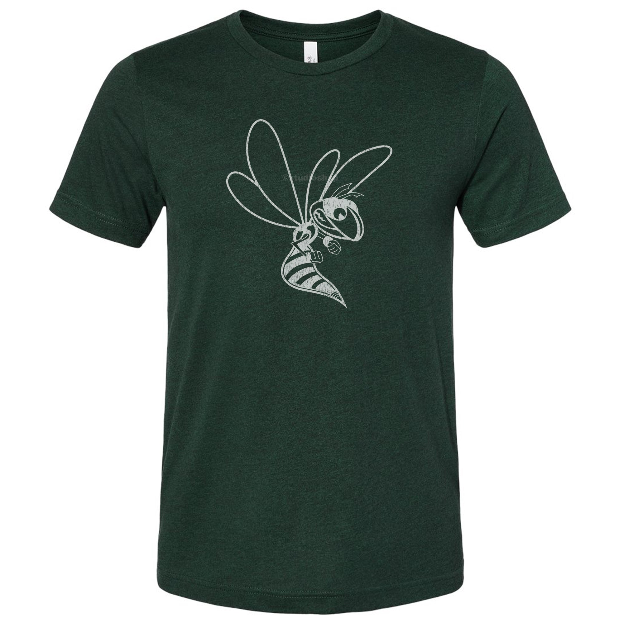 Hornet Outline - Vintage - Blended Adult Tee