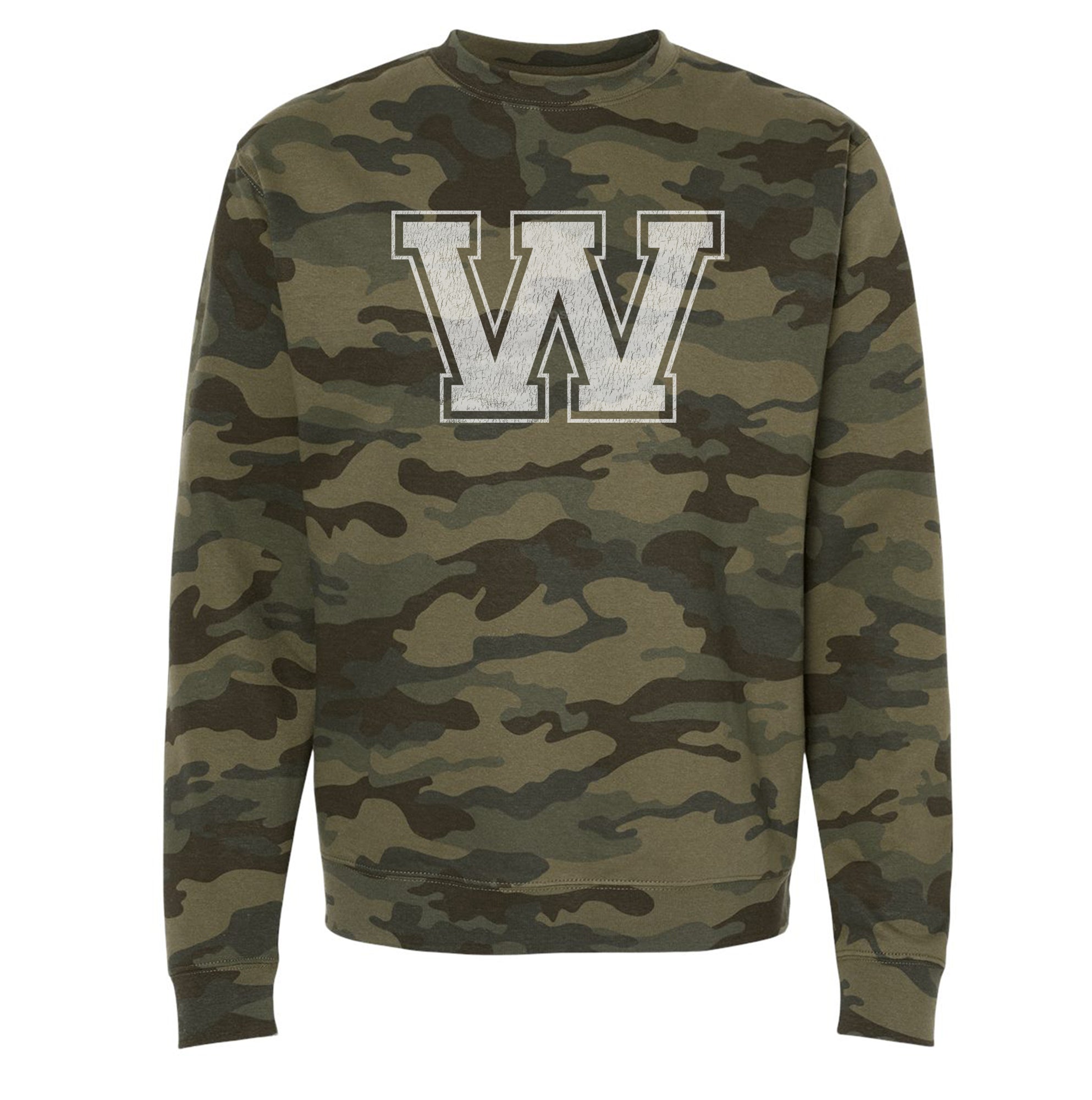 "W" - Vintage - Adult Comfy Sweatshirt